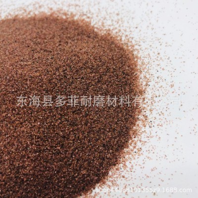石榴砂80A砂金刚砂磨料水刀砂喷砂除锈不锈钢岩板切割砂厂家直销图4