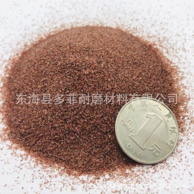 石榴砂80A砂金刚砂磨料水刀砂喷砂除锈不锈钢岩板切割砂厂家直销图3