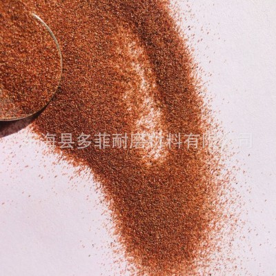 天然金刚砂磨料80目石榴砂水刀砂玻璃切割瓷砖岩板切割砂25KG每包图4