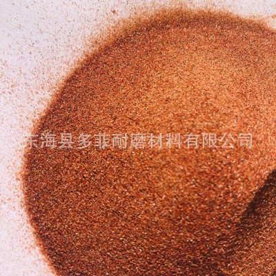 天然金刚砂磨料80目石榴砂水刀砂玻璃切割瓷砖岩板切割砂25KG每包图5