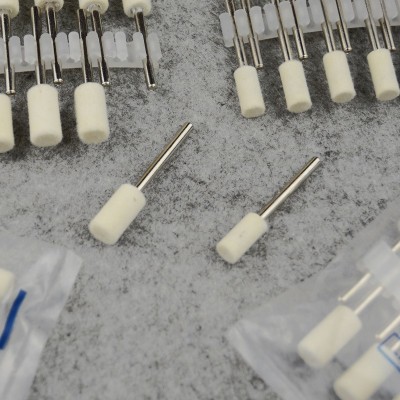电动打磨头 3柄 琥珀 橄榄核雕刻菩提子玉石琥珀抛光工具羊毛磨头图2