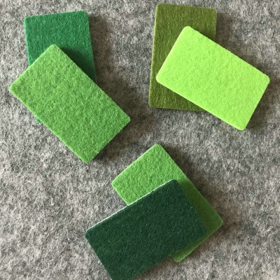 加工定制 彩色针刺布涤纶不织布毛毡布料 彩色纤维布 毛毡布图5