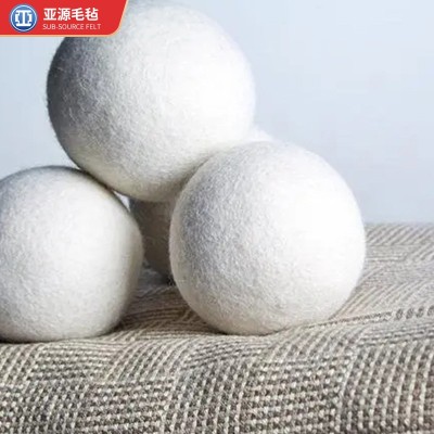 亚马逊直供烘干羊毛毡球 新西兰羊毛除皱洗衣干燥吸水羊毛毡球图4