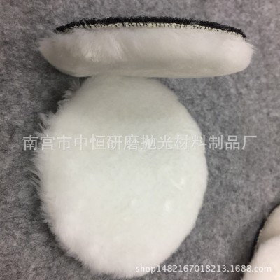 厂家直销5寸仿毛抛光盘 自粘仿羊毛球 汽车抛光垫 人造毛羊毛球羊图3