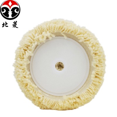 7英寸背绒自粘式单面羊毛抛光盘羊毛线轮 Wool Buffing Pad图2