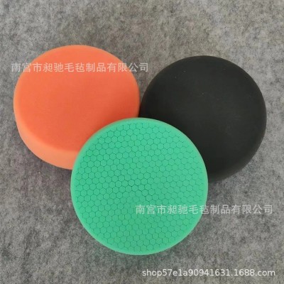 汽车美容打蜡海绵盘自粘海绵轮抛光蜂窝状抛光轮打蜡机海绵盘封釉图3