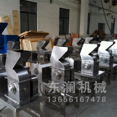 云南红糖块破碎机 果味糖果磨粉机 不锈钢花脯粗碎机现货图4