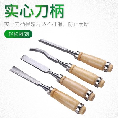 批发木工雕刻刀雕花凿雕刻刀套装手工雕刻凿12件套木工雕刻刀套装图4