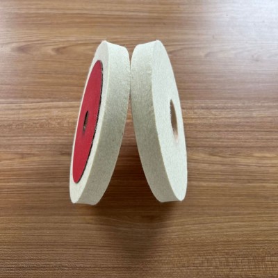 加红钢纸羊毛毡轮大理石镜面抛光羊毛抛光盘不锈钢加硬抛光轮厂家图2