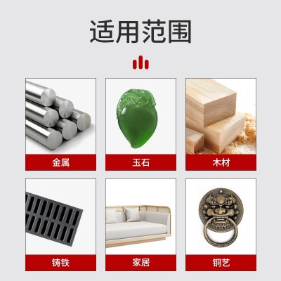 厂家直供结实耐用百洁布材质带柄叶轮不夹砂不锈钢打磨抛光磨头图2