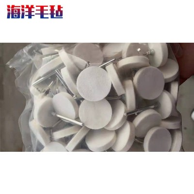 批发澳毛羊毛磨头羊毛轮 金属玉石玻璃镜面抛光磨头抛亮毛毡轮图2