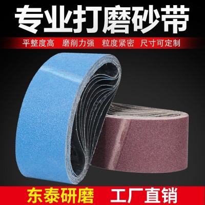 坦克机砂带卷环形砂带610*100专用环形沙带条木工抛光金属打磨砂