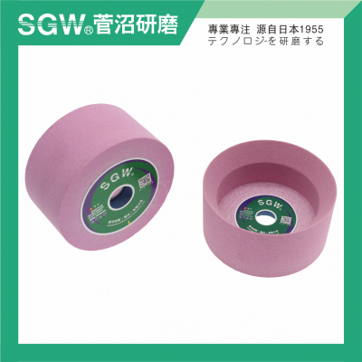 SGW铬钢玉PA碟形杯形车床齿轮刀头砂轮片磨刀机陶瓷异形125*45*32图3
