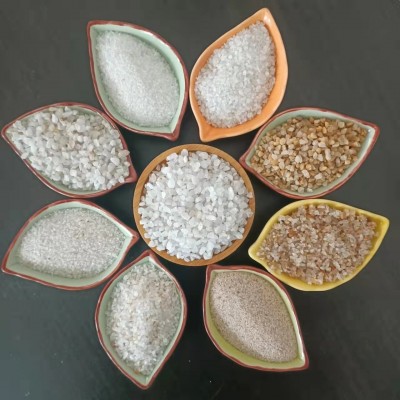 净水石英砂滤料V型砂滤池深度水处理海砂过滤滤料 现货图5