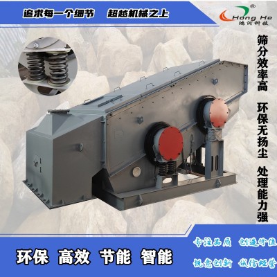 矿用石料振动筛石灰焦炭砂石筛分设备选矿振动筛付复频筛厂家图2
