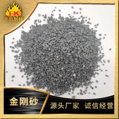 60目金刚砂 金属工业喷砂除锈磨料耐磨地坪骨料金刚砂图4