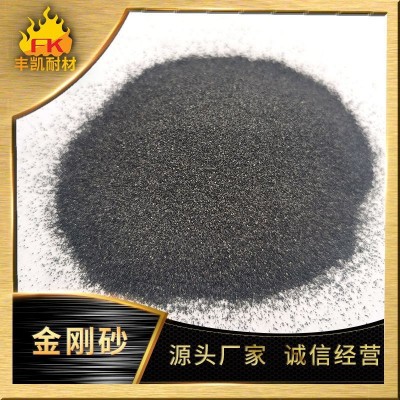 金刚砂 工业喷砂除锈用24目灰色黑色金刚砂地坪砂除锈砂图3