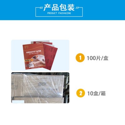 思达A39涂层干磨砂纸进口蓝乳胶纸油漆漆面木门防堵打磨沙皮图2