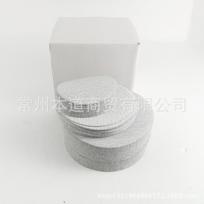 植绒砂纸 圆片砂纸 干磨砂纸 3寸5寸6寸 家具金属打磨抛光图3