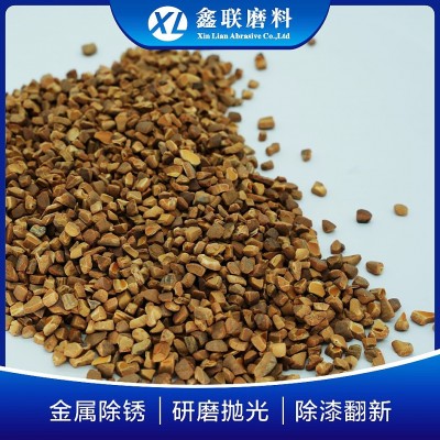 批发销售天然核桃砂干磨滚筒研磨核桃粒磨料镜面抛光高粒度核桃粉图2