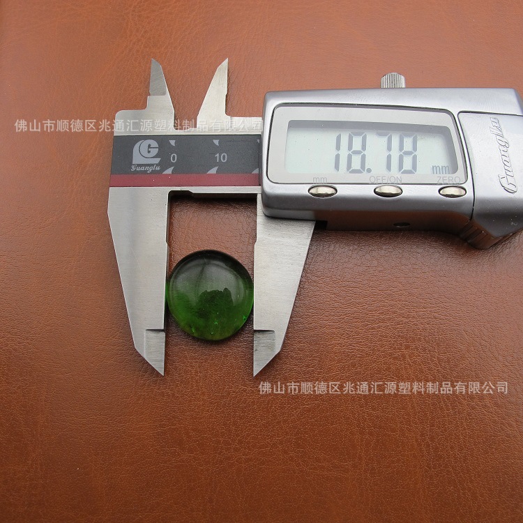 F系列JF深绿扁珠17-19MM标尺图