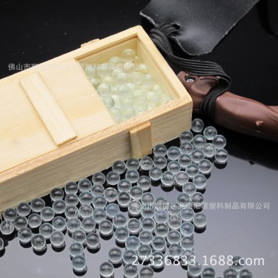 厂家批发6mm工艺玻璃珠 饰品玻璃珠透明水晶玻璃珠 圣诞6mm玻璃球图3