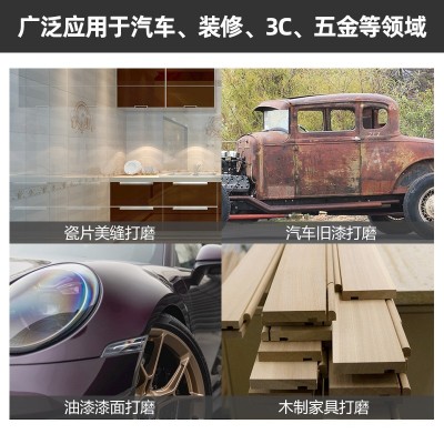 批发美缝海绵砂纸 白色厨房缝隙美容胶打磨瓷砖地砖美缝海绵砂纸图4
