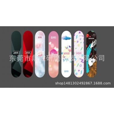 防滑砂纸彩色防滑砂贴 专业滑板砂纸 耐磨加厚防滑砂纸图2