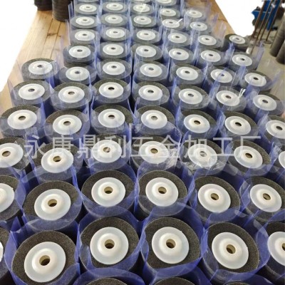 纤维轮台磨机专用尼龙抛光轮批发打磨轮尼龙轮台磨轮打磨不织布轮图4