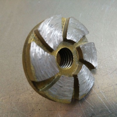 金刚石磨头 金刚石小磨轮 干式磨轮角磨机用碗磨石材花盆 清底轮