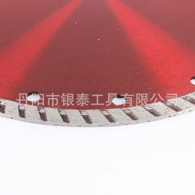 9寸 230MM波纹片 金刚石锯片 厂家供应 耐磨锋利大理石石材切割片图2