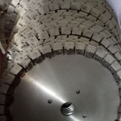 350石材花岗岩切机金刚石锯片加宽大刀头锋利耐用红外线机用锯片图5