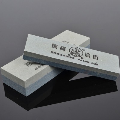 白刚玉高品质磨刀石 家用熊猫金刚油石条菜刀快速磨刀砥石图4