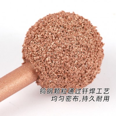 轮胎打磨头低速气动补胎打磨机头锋利耐用钨钢硬质合金橡胶打磨头图4