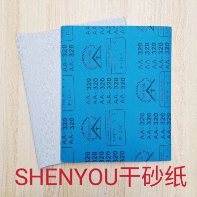 干砂纸SHENYOU直销干磨涂层砂纸木工家具油漆打磨抛光现货批发图4