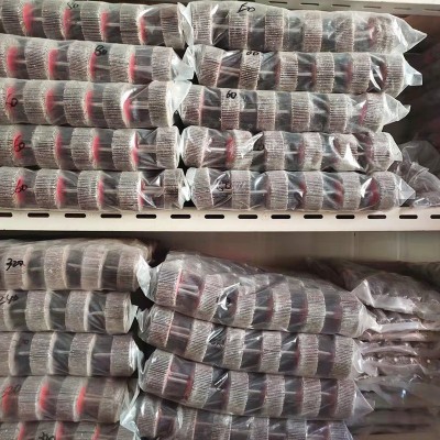 带柄叶轮磨头百叶砂布磨头有轴叶轮 圆柱砂布打磨头 带柄页轮厂家图5