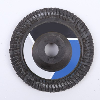 100x16mm加厚百页轮 125x22mm网盖加厚百页轮100x16mm 塑盖百叶轮图3