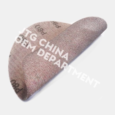 跨境亚马逊爆款 2-9寸无尘网格砂纸墙面打磨 打磨抛光背植绒图4