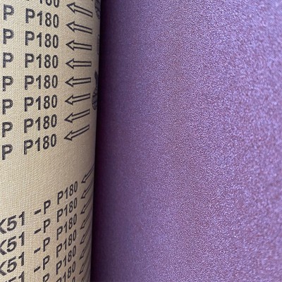 批发犀利砂布 GXK51-P砂带棕刚玉黄色纱布 红砂布图3