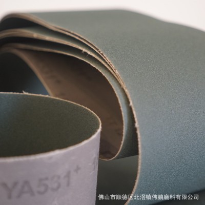 【现货批发】韩国鹿牌YA531 打磨合金钢有涂层耐温干湿砂带图4