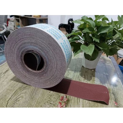 砂布卷厂家直供JB-5手撕砂布卷软砂布卷木工家具油漆打磨抛光砂带图5