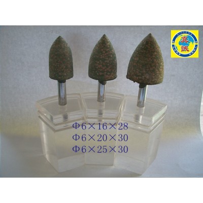 真诚牌高品质海绵磨头，芝麻磨头，铝制品抛光磨头Φ6×25×30图4