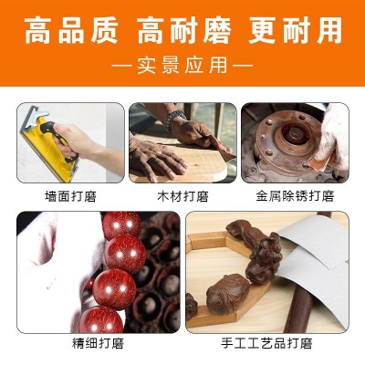 砂布卷手撕砂纸卷jb-5软砂布卷4寸砂带60#-800#木工家具抛光打磨图5