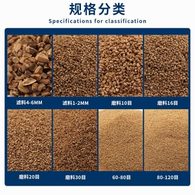 厂家供应核桃壳滤料 抛光去毛刺磨料核桃壳颗粒 滚光材料核桃壳粉图5