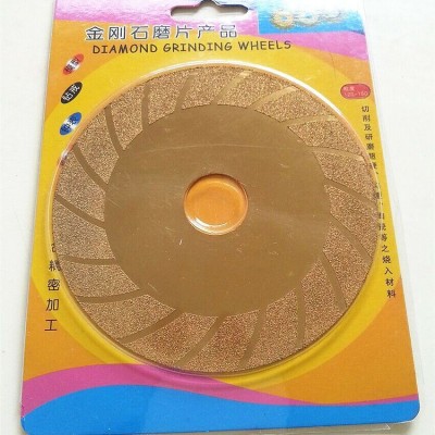 批发金刚砂玻璃切片金刚石玻璃磨片瓷砖打磨抛光磨盘银金色 切割片图6