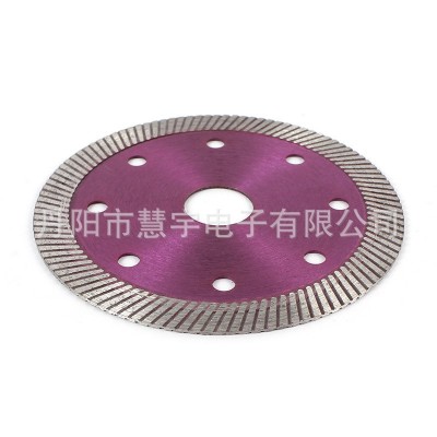 厂家批发金刚石热压波纹锯片陶瓷开槽片玻化砖切片大理石切割片图2