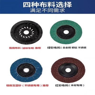 厂家75网盖百叶片角磨机加厚金属打磨片砂轮抛光片不锈钢切割片图4