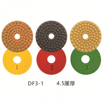 鸿飞花岗岩大理石金属树脂地坪地板翻新三步水磨片10公分4.5厚图2