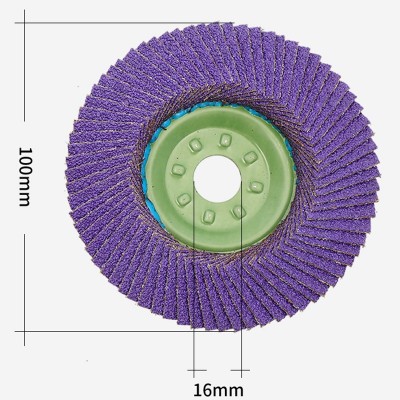 铁盖紫砂百叶轮金属不锈钢打磨抛光铁盖紫砂百叶轮金属不锈钢磨片图5