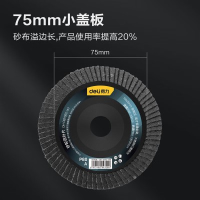 得力DH-MGP125-W1 角磨机树脂砂轮打磨抛光锯片 125*22*6mm图2